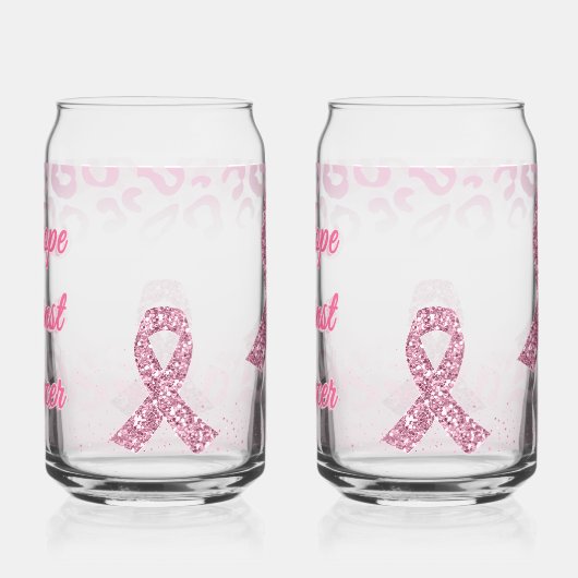 Hope Against Cancer Breast Awareness ガラス缶 (裏面)