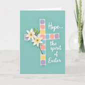 Hope And Easter Spring Card カード (正面)