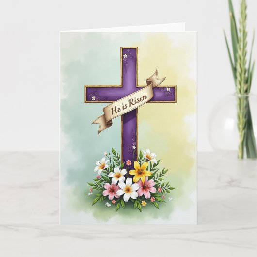 Hope And Renewal Floral Card カード (正面)