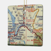 Hope BCヴィインタージュマップ セラミックオーナメント (左)