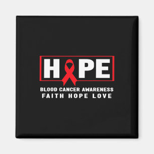 Hope Blood Cancer - Red Ribbon Blood Cancer Awaren マグネット