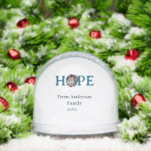 Hope blue holidays bold letter kids photo name yea (クリスマス)