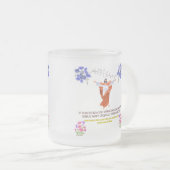 Hope born here フロストグラスマグカップ (正面右)