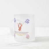 Hope born here フロストグラスマグカップ (正面左)