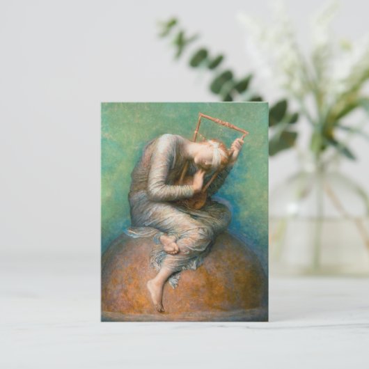 Hope by George Frederic Watts ポストカード (スタンド正面)