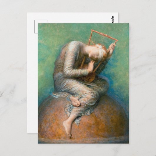 Hope by George Frederic Watts ポストカード (正面/裏面)
