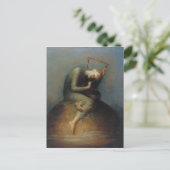 Hope by George Frederick Watts ポストカード (スタンド正面)
