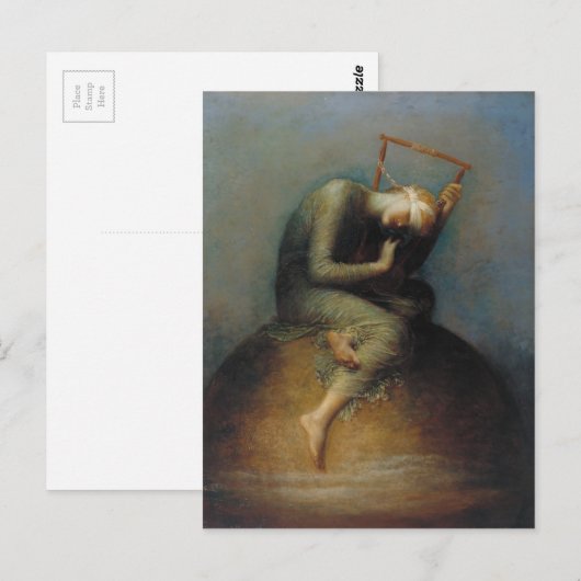 Hope by George Frederick Watts ポストカード (正面/裏面)
