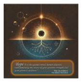“Hope by The Architect” Glossy Poster ポスター (正面)