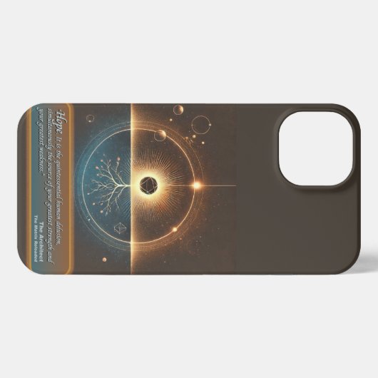 “Hope by The Architect” Phone Case iPhoneケース (裏面横)