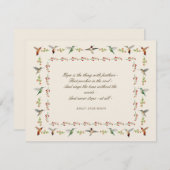 Hope Emily Dickinson  ノートカード (正面/裏面)