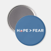 hope > fear obama 2008希望を獲得 マグネット (正面/裏面)