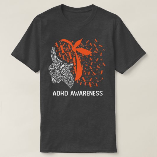 Hope Fight ADHD Awareness Premium Tシャツ (デザイン正面)