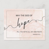 Hope-Filled Blessings – Romans 15 13 Scripture  ポストカード (正面)