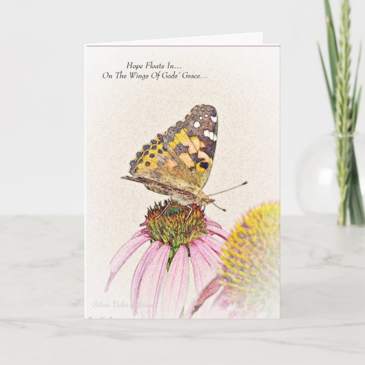 Hope Floats In... Inspirational Card カード (正面)
