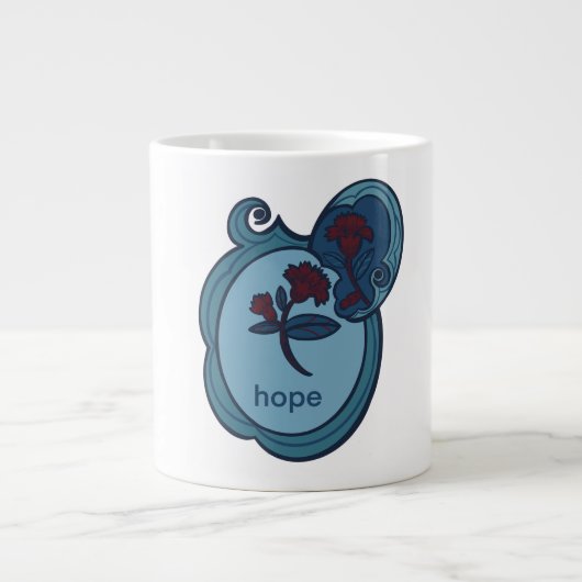 Hope Floral Nature inspired Mug ジャンボコーヒーマグカップ (正面)