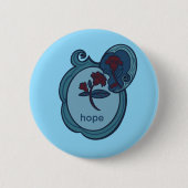 Hope Floral NatureInspired Button 缶バッジ (正面)
