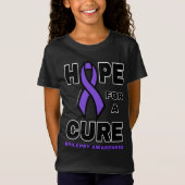 Hope for a Cure...てんかんTシャツ Tシャツ (正面)