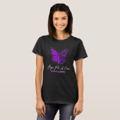 Hope For A Cure Overdose Awareness Month Purple Ri Tシャツ (正面フル)