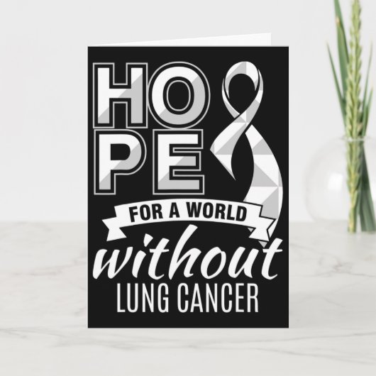 Hope For A World Without Lung Cancer カード (正面)