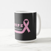 Hope for Cancer コーヒーマグカップ (正面右)