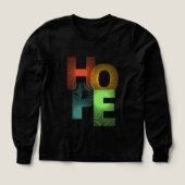 HOPE Geometric Typography - Tshirt (デザイン正面)