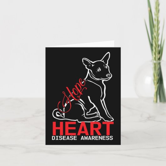 Hope - Heart Disease Awareness  カード (正面)