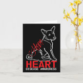 Hope - Heart Disease Awareness  カード (黄色い花)