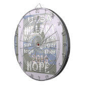 Hope Hillary USA私たちは一緒に強い ダーツボード (正面右)