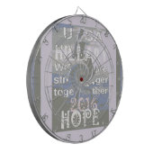 Hope Hillary USA私たちは一緒に強い ダーツボード (正面左)