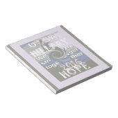 Hope Hillary USA私たちは一緒に強い ノートパッド (アングル)