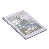 Hope Hillary USA私たちは一緒に強い ノートブック (右側)