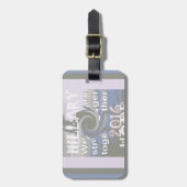 Hope Hillary USA私たちは一緒に強い ラゲッジタグ (正面縦)