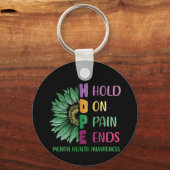 HOPE Hold On Pain Ends メンタルヘルスの意識向上 キーホルダー (裏面)