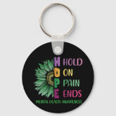 HOPE Hold On Pain Ends メンタルヘルスの意識向上 キーホルダー (裏面)