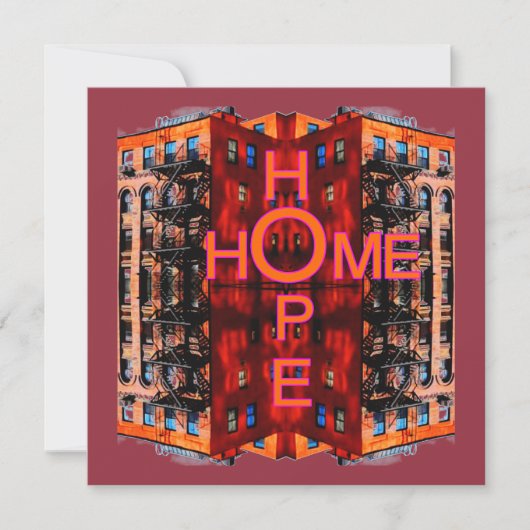 Hope Homeグリーティングカード (正面)