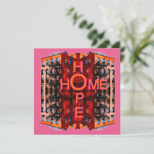 Hope Home Greeting Card (スタンド正面)