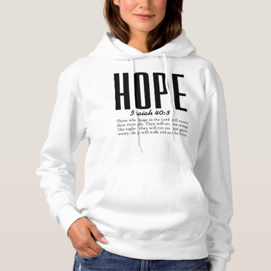 Hope Inspires Everyday Hoodie パーカ (正面)