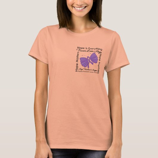 Hope is Everything – 膵臓がん認識度 Tシャツ (正面)