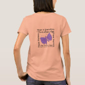 Hope is Everything – 膵臓がん認識度 Tシャツ (裏面)