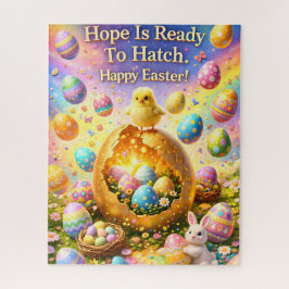 Hope is ready to hatch magical happy Easter jigsaw ジグソーパズル