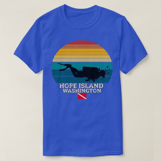 Hope Island US Island Diving Tシャツ (デザイン正面)
