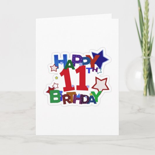 HOPE IT IS COOL LIKE YOU "11 YEARS OLD" CARD カード (正面)