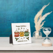 Hope joy peace and cocoa フォトプラーク (インサイチュ)