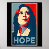 Hope Kamala Harris Hope Poster 47th Vote Empowerme ポスター (正面)
