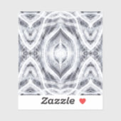 Hope Light White Abstract Watercolor Art シール (シート)