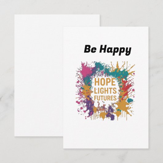 Hope Lights Futures  出欠カード (正面/裏面)