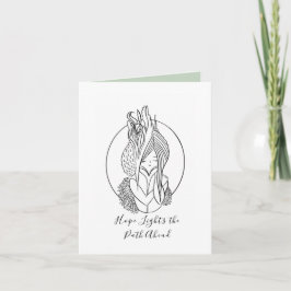 Hope Lights the Path Ahead Greeting Card サンキューカード