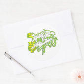 Hope Never Dies" – Bold Streetwear Statement ラウンドシール (封筒)