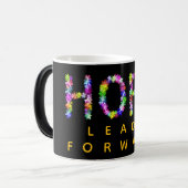 Hope Never Fades | Hope Leads Forward: Inspiration モーフィングマグカップ (正面左)